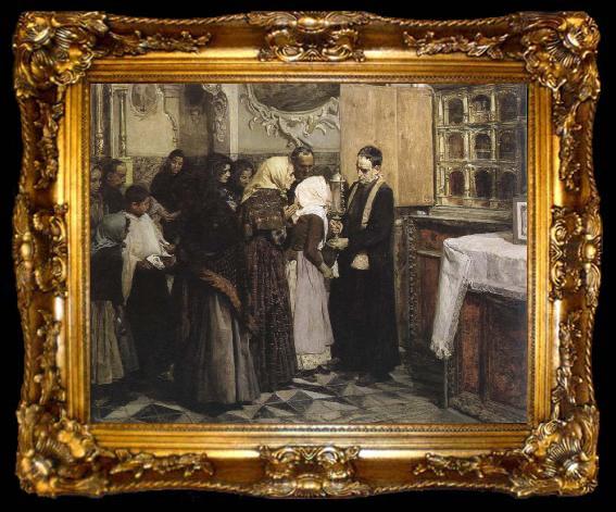framed  Joaquin Sorolla the relic, ta009-2